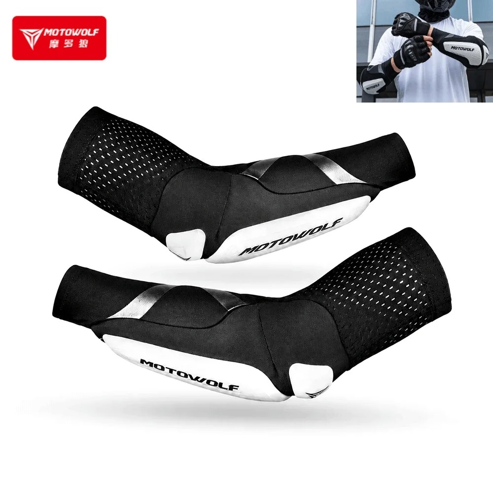 Mountain Biking Elbow Pads - Motorrad-Ellbogenschützer Elastisch Atmungsaktiv MTB Radsport Ellbogenschutz
