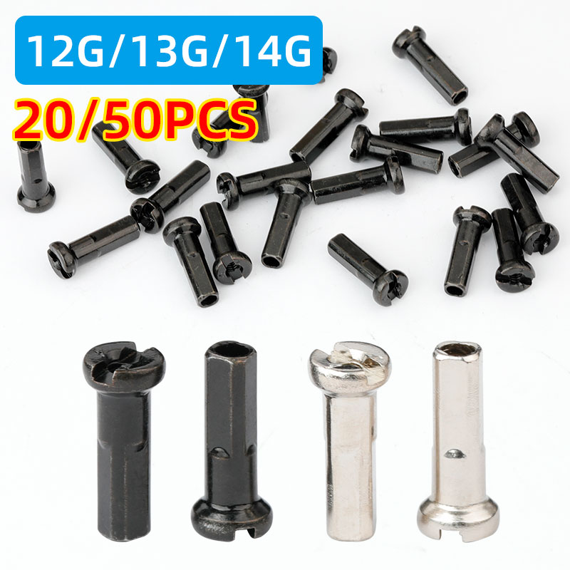 Spoke Nipple Brass - 20/50 Stück Kupfernippel 14G 13G für