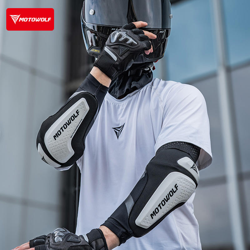 Mountain Biking Elbow Pads - Neue Motorrad-Ellbogenschoner, Elastische Atmungsaktive Armschoner, MTB-Radsport-Ellbogenschützer,