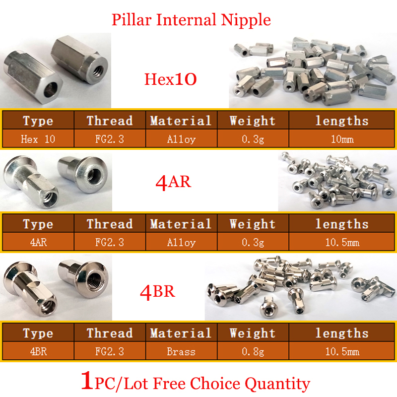 1 teile/los Säule interne Fahr – Spoke Nipple Brass Bewertung und Preis