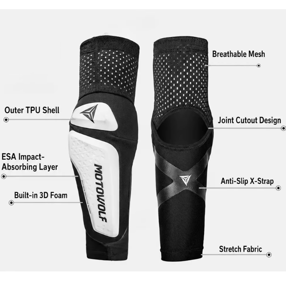 Motorrad-Ellbogenschützer MTB- – Mountain Biking Elbow Pads Bewertung und Preis