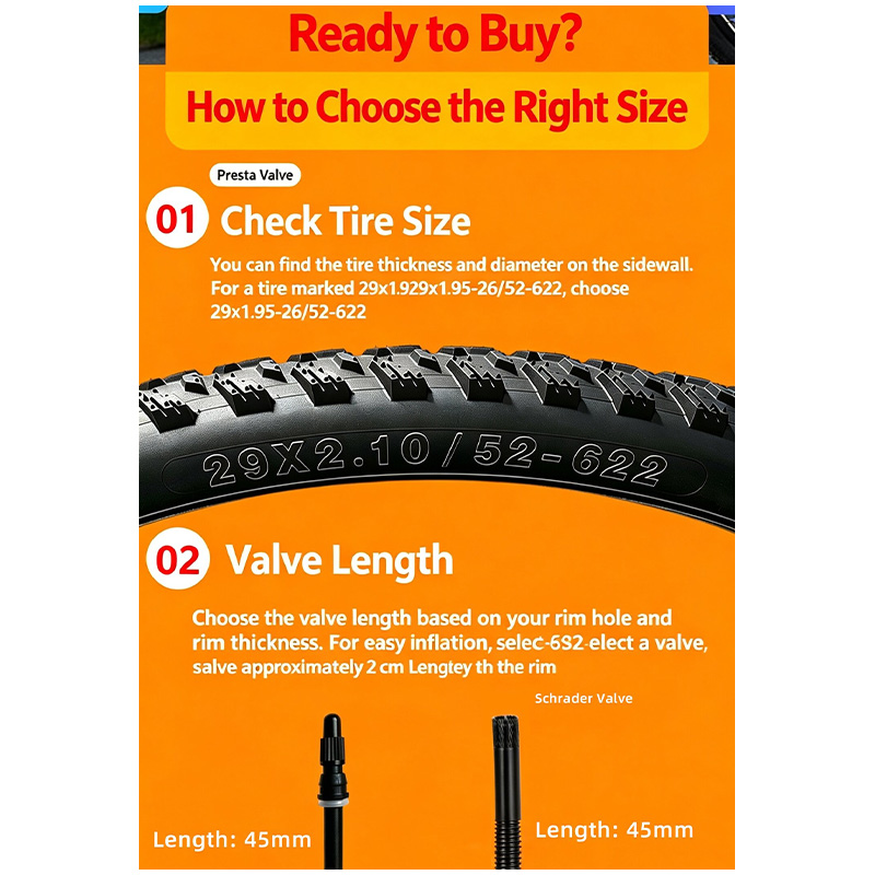 Mountainbike-Reifen Fahrrad-Sc – Mountain Biking Tube Bewertung und Preis